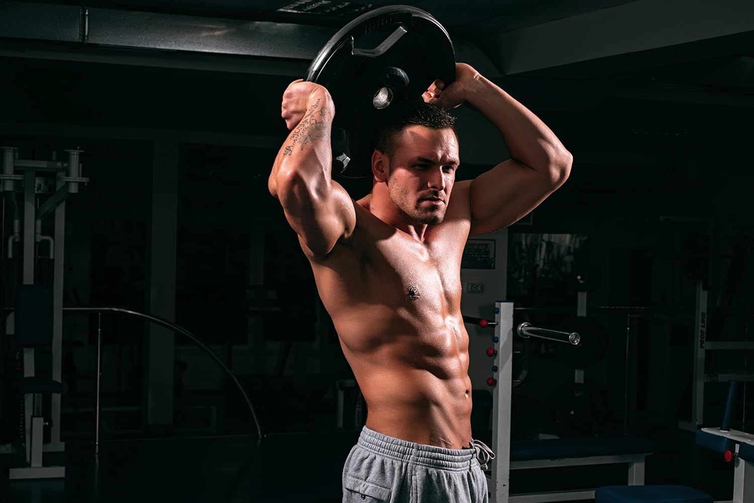 Olympic Cast Iron Discs Hole &Oslash;50 Mm for Gym and Home Gym from 1.25 to 25 Kg for Dumbbells and Barbell