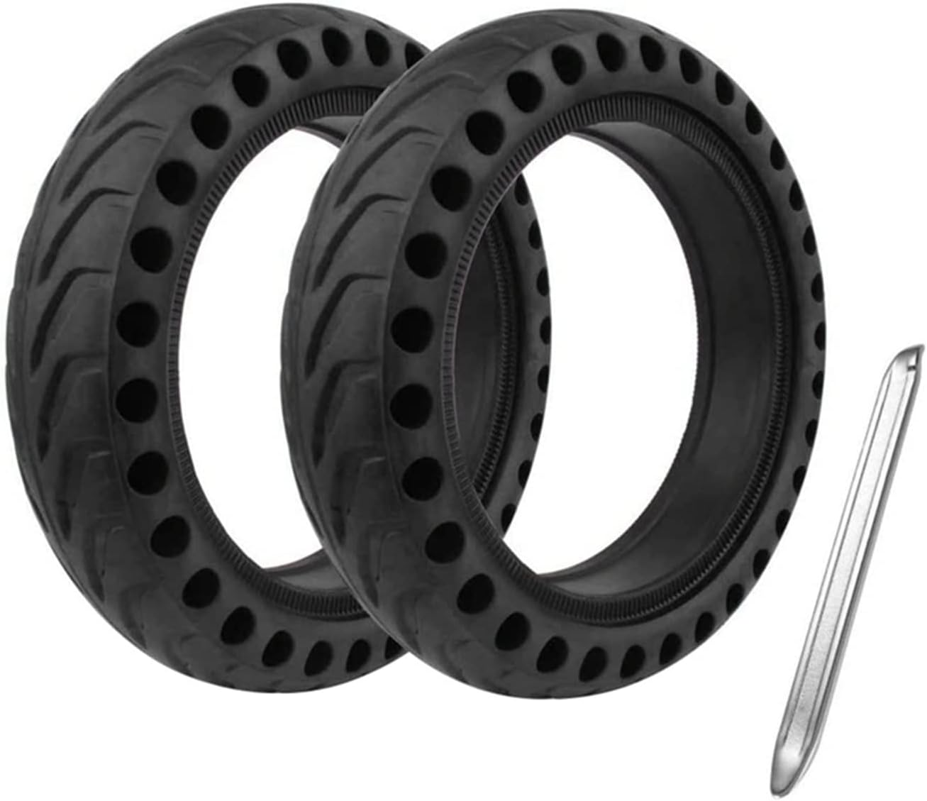 Electric Scooter Tire Set Scooter Tires Replacement Electric Scooter Wheels Replacement Tire M365 Black Fit for Xiaomi Scooter Parts and Accessories image number 3