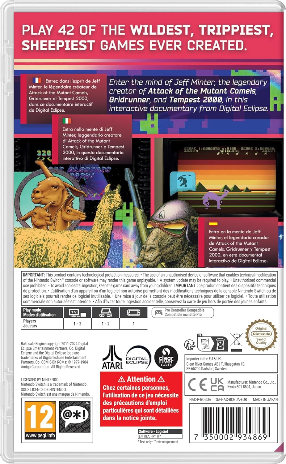 Llamasoft the Jeff Minter Story /Nintendo Switch image number 1