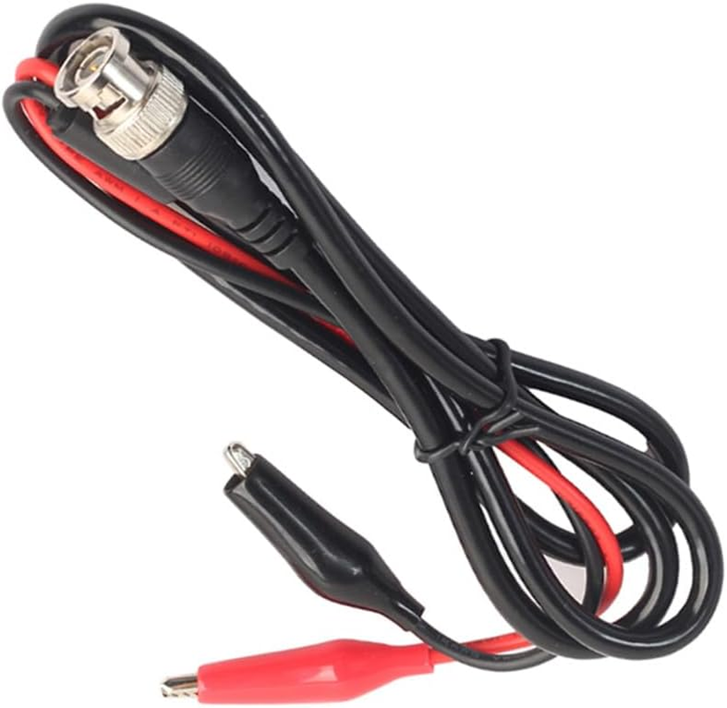 ULTECHNOVO 2Pcs Test Leads Test Cable Lead Probe Electrical Alligator Clips Bnc to Dual Alligator Electrical Clamp Laundry Soap Dispenser Q9 Video Cable image number 5