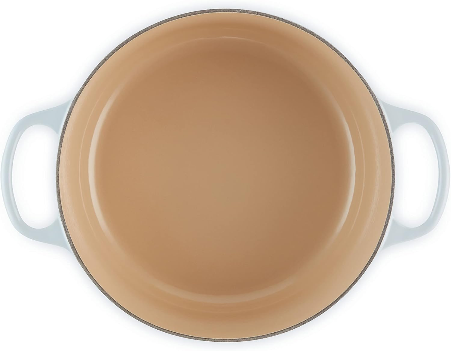 Le Creuset Signature Cast Iron round Casserole 26Cm - 5.3L Coastal Blue image number 3