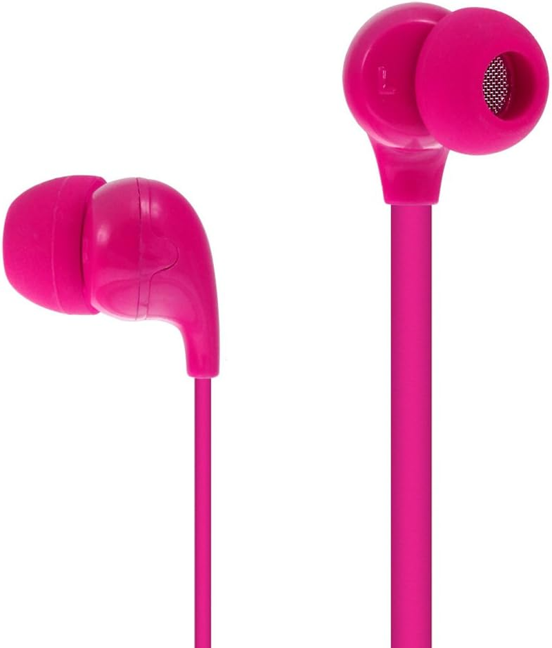 Moki 45 Degree Comfort Wired In-Ear Buds Earphones, Pink image number 2