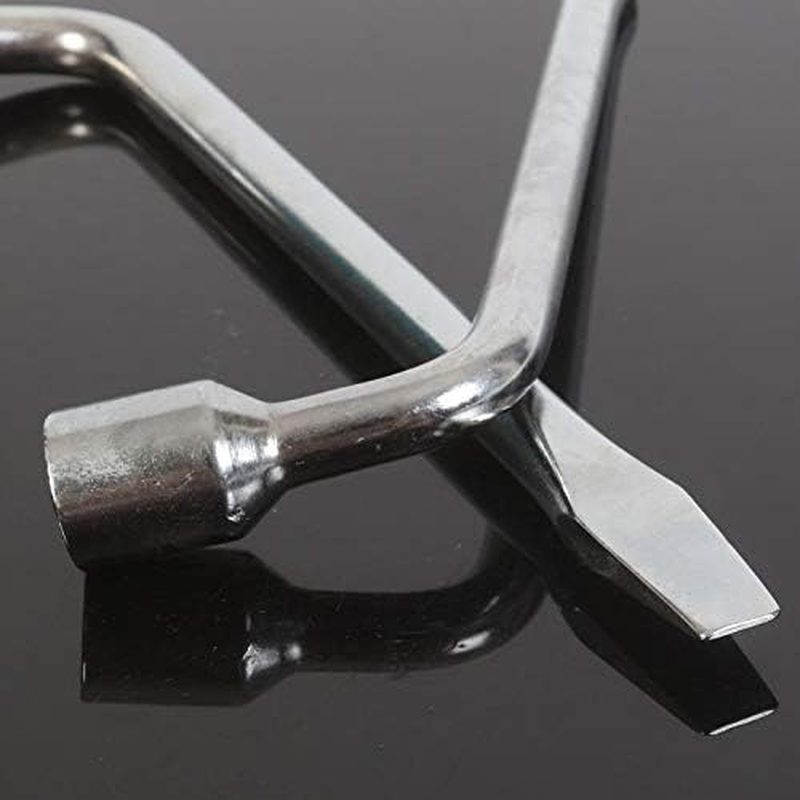 Tophomer Chrome Vanadium Steel Wheel Nut Wrench 22MM Hex Socket Wrench Ideal for Car Repair