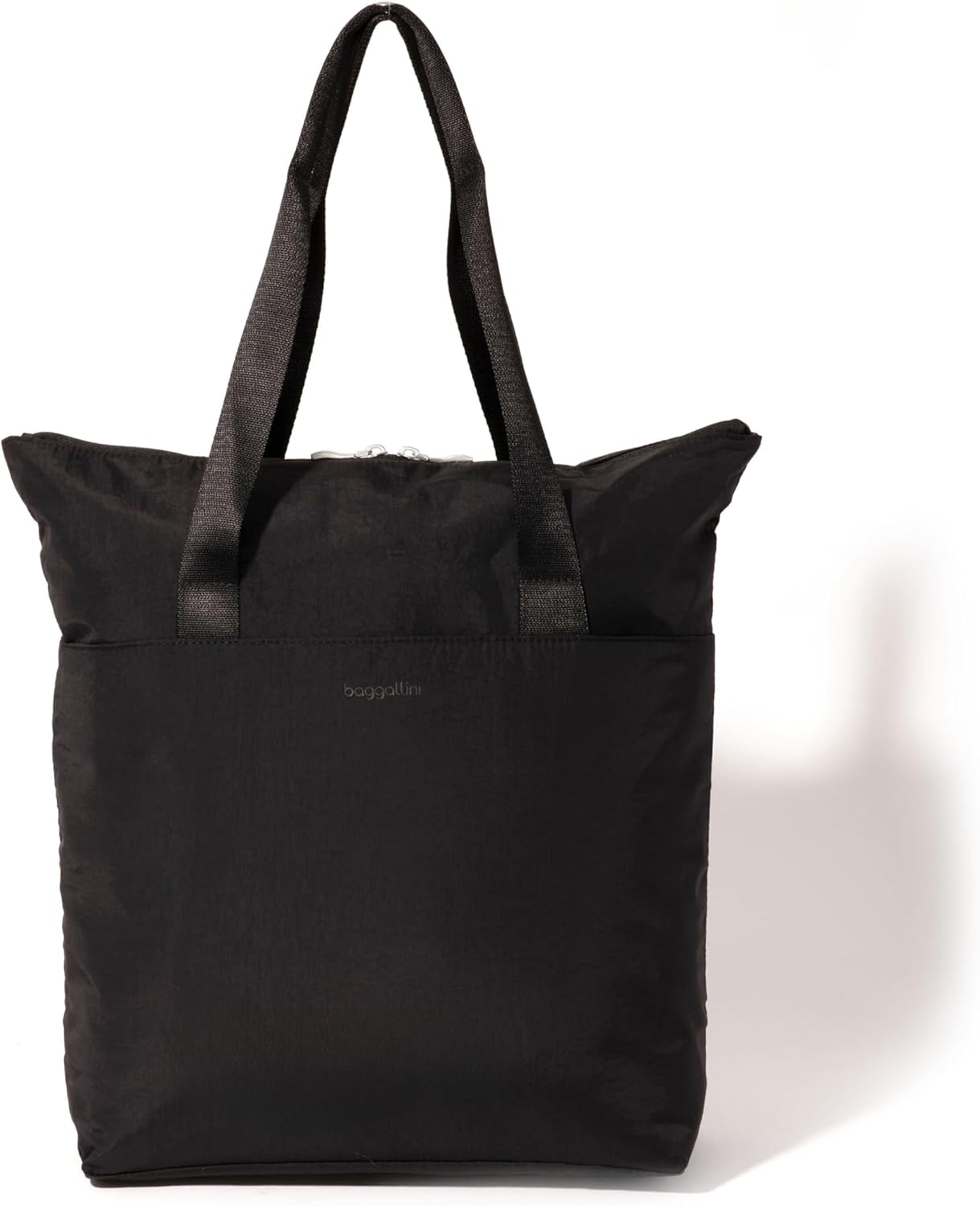 Baggallini Swift Tote Bag for Women - Lightweight 12X16 Nylon Zipped Travel Carry on Bag W/Luggage