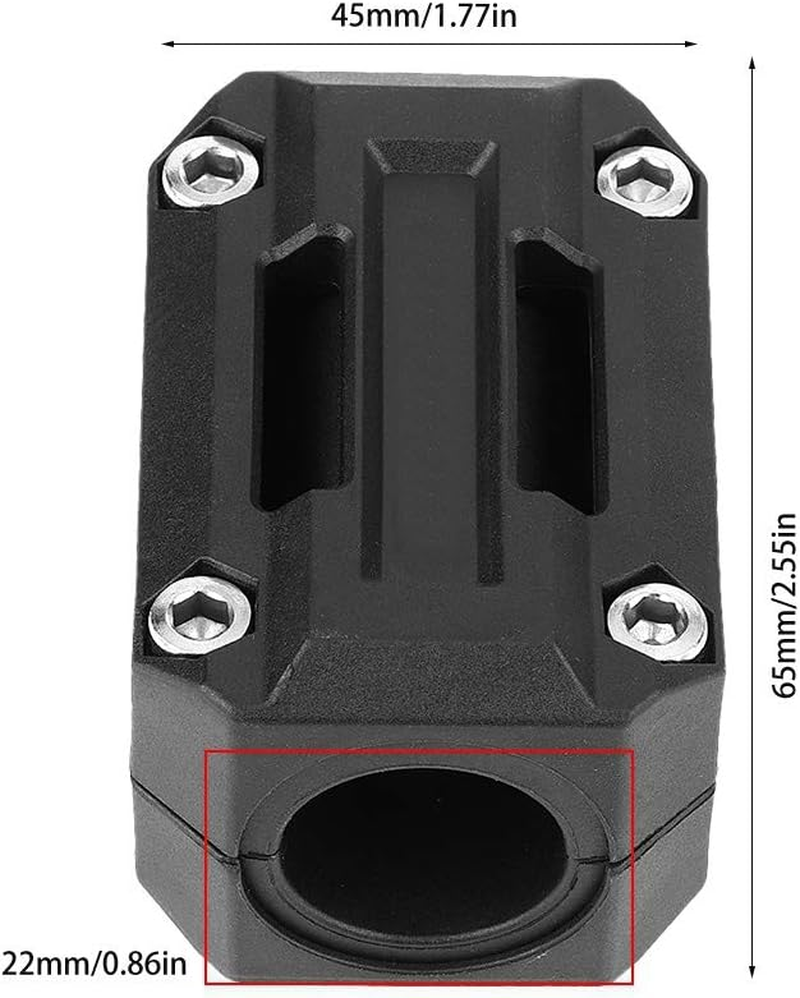 2 Pair Motorcycle Bumper Guard Blocks, Universal Decorative Guard Blocks with Reversed Protection Fit for R1200GS R1150GS image number 6