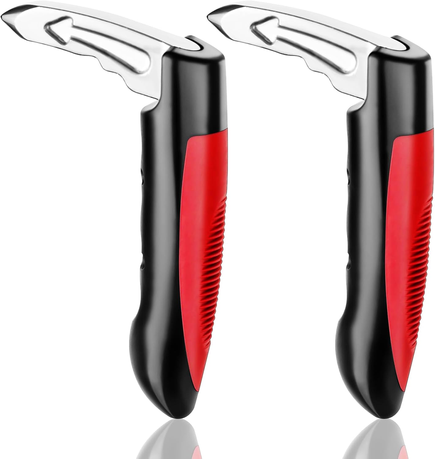 2 Pcs Car Door Assist Handle, 3 in 1 Multifunction Car Handle, Portable Seatbelt Cutter Window Breaker Emergency Tool, Door Latch Assist Grab for Elderly and Handicapped(Blue)