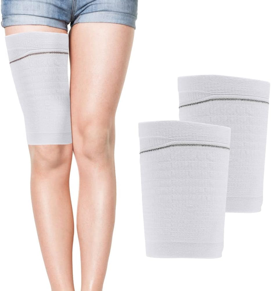 2Pcs Catheter Leg Bag Holder, Foley Leg Bag Sleeve, Fabric Catheter Sleeves Leg Bag Holder, Drainage Bags Calf Holder Strap, Elastic Catheter Sleeve for Legs (L) image number 2