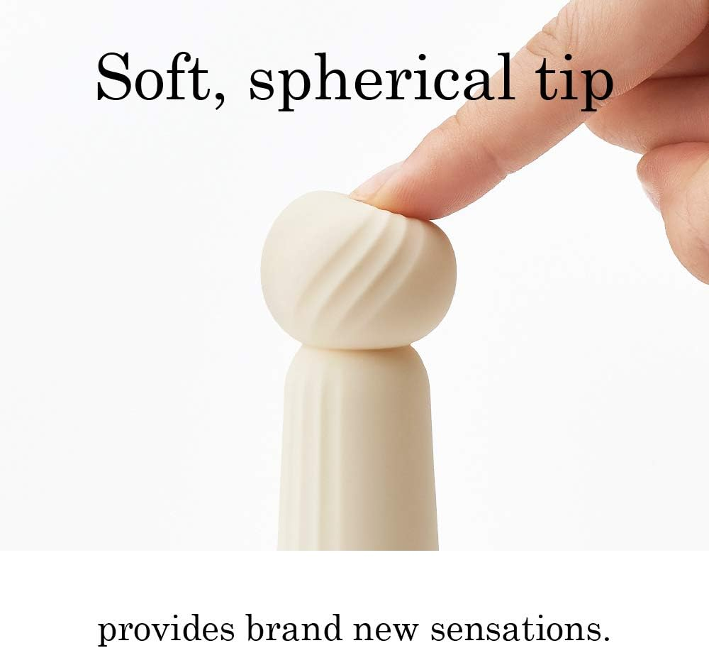 Iroha Rin Akane Burgundy Women Soft Touch Silicone Vibrator Adjustable Strengths Battery Operated Stick Shaped image number 5