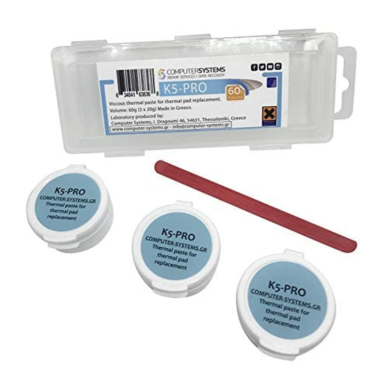 K5 PRO Viscous Thermal Paste for Thermal Pad Replacement 60G 3X20G Pack (Apple Imac Sony PS4 & PS3 XBOX Acer Aspire Etc) image number 6