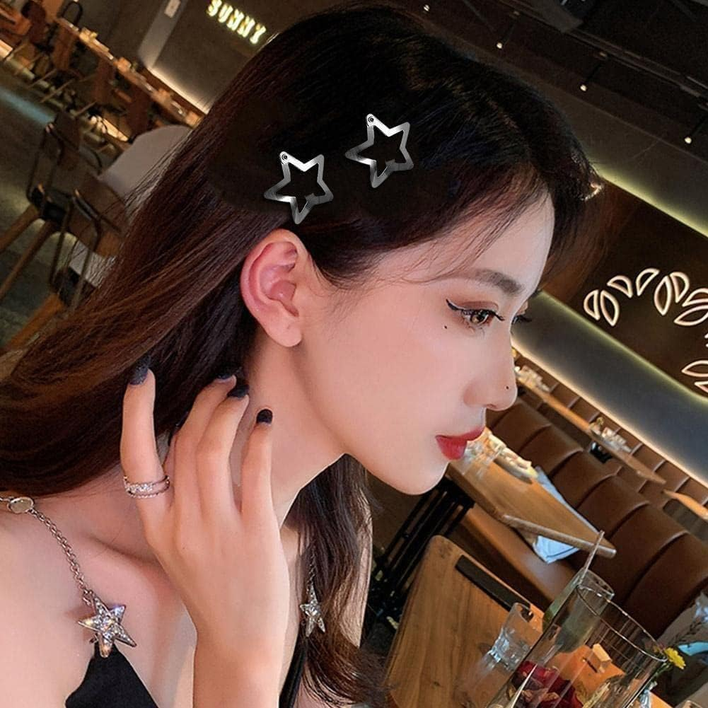 10Pcs Cute Star Mini Hair Clips Metal Headpiece Hair Accessories Hair Accessories Hair Accessories image number 6