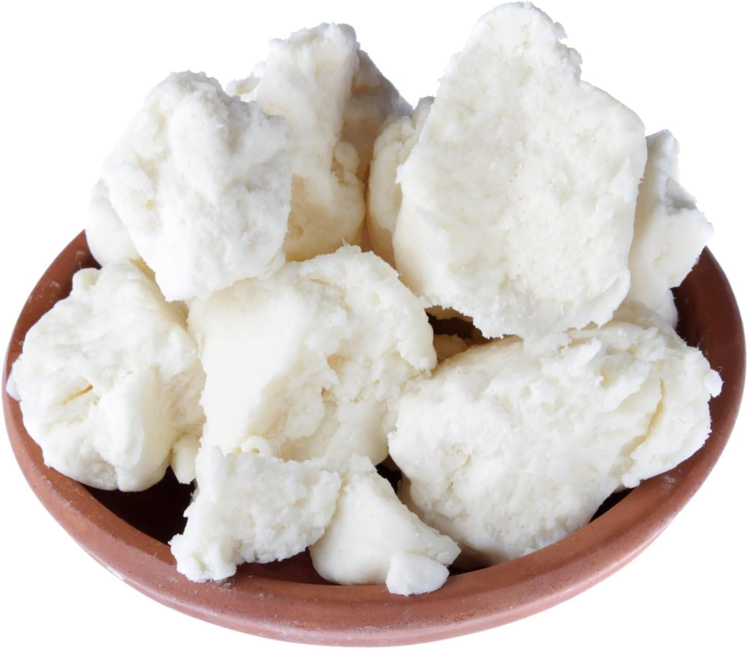 Organic Refined Shea Butter Raw White Pure 100% Natural Grade Ghana Nut Natural Restorative Skin Care for Face & Body Hands & Nails Skincare (3KG) image number 2