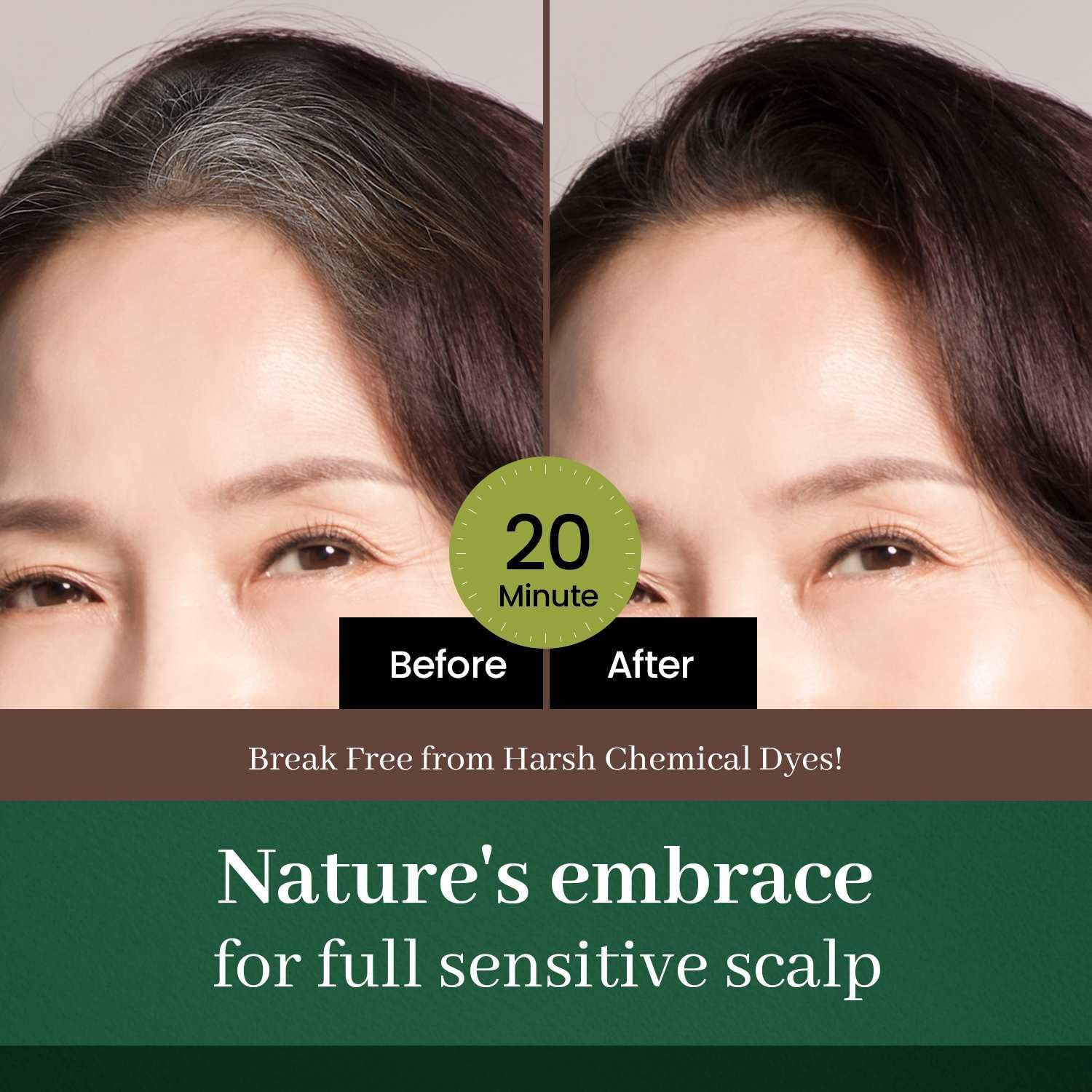 Herb Speedy Colour Cream (Natural Black) image number 6