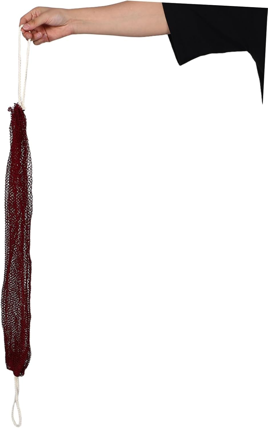 CALLARON 2Pcs Exfoliating Bath Sponge African Net Design Body Scrubber for Shower Back Loofah for Men Women and Yellow Material Exfoliating Net Sponge