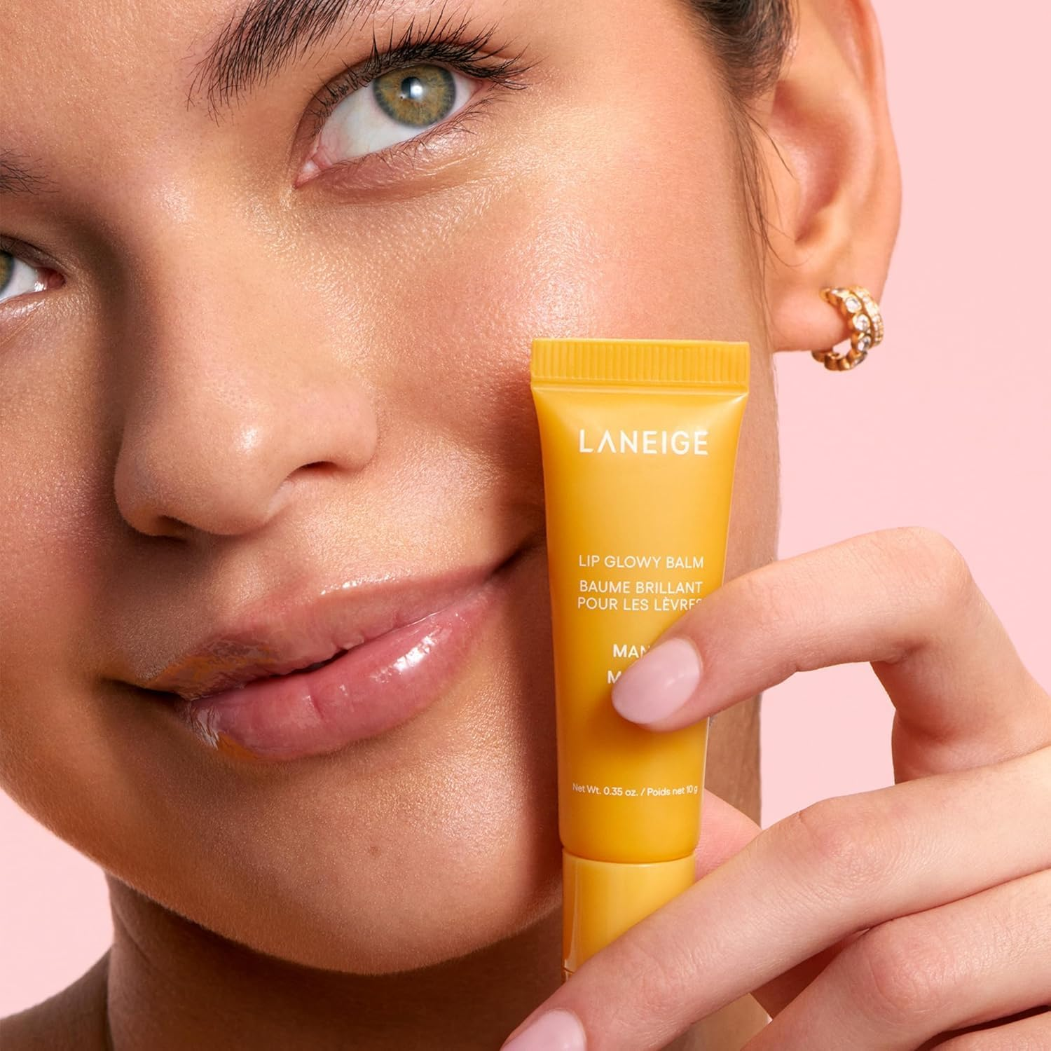 LANEIGE - Lip Glowy Balm MANGO 10G image number 4
