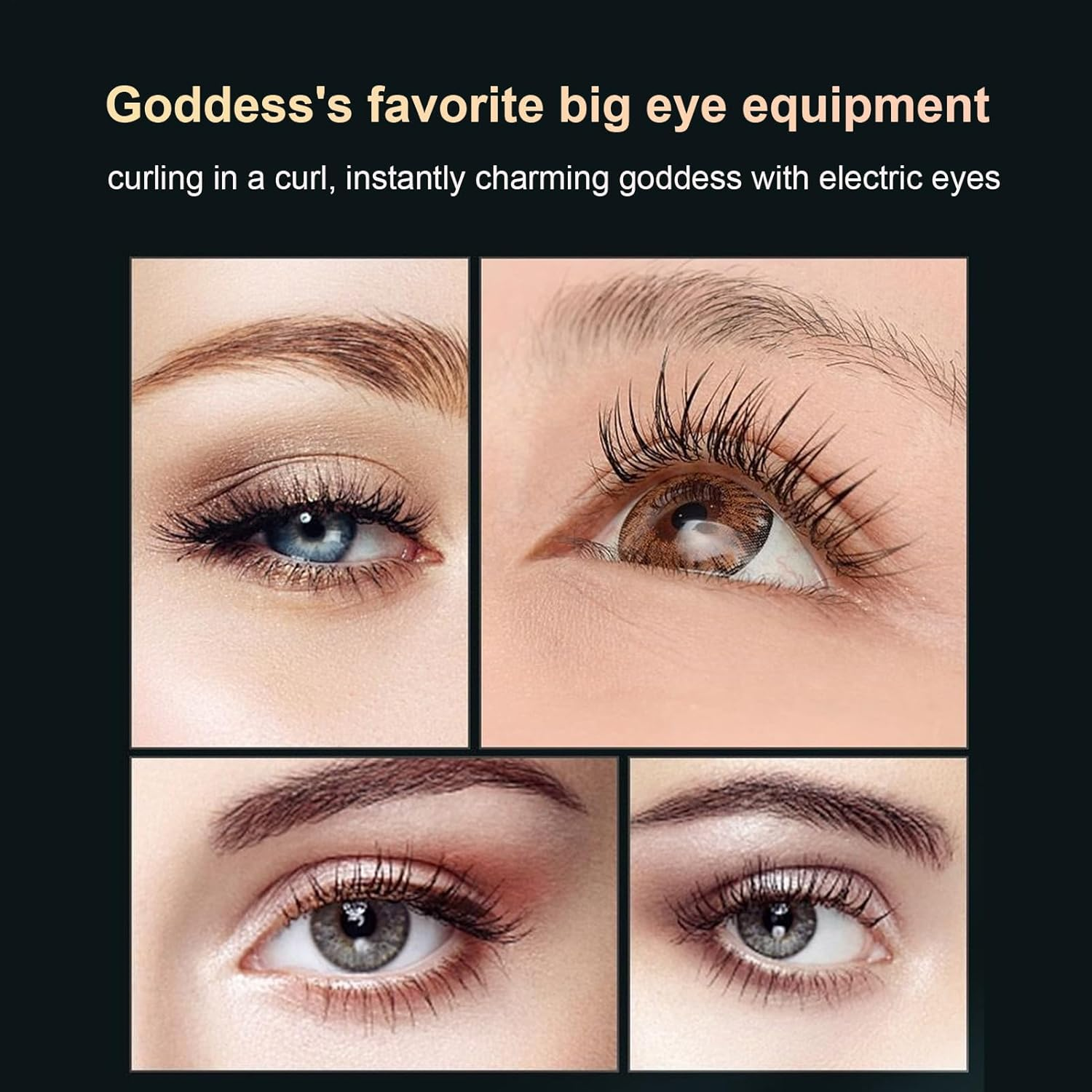 Heated Lash Curler - Rechargeable Electric Eyelash Curler,Usb Rechargeable Long Lasting Portable Tool for Women Beauty Friends Home Travel