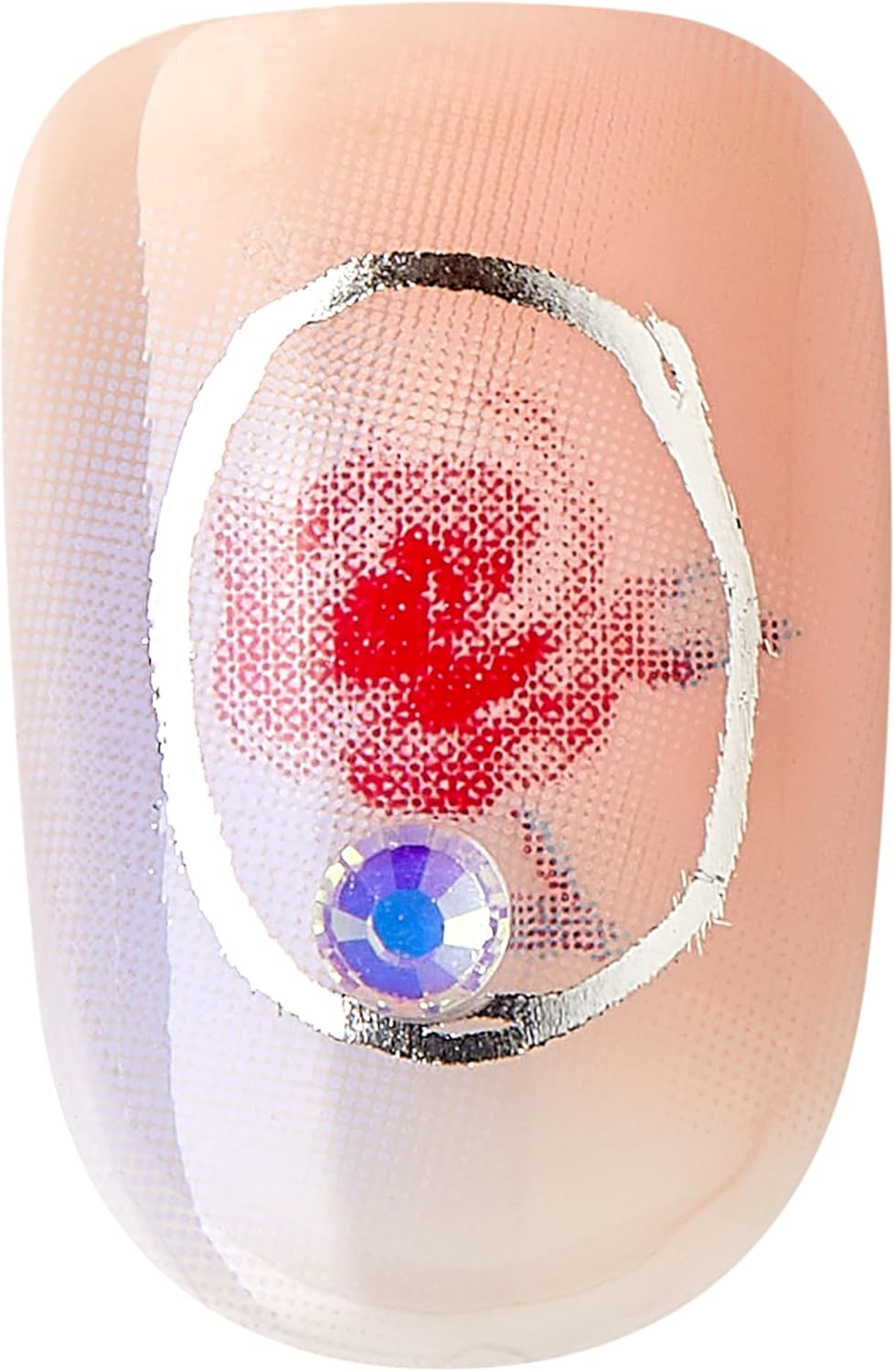 Impress KISS Loveshackfancy X Press-On Manicure Limited Edition, Style "Sunkissed Peach" Short Square Pink Press-On Nails, Includes Prep Pad, Mini Nail File, Cuticle Stick, & 30 Fake Nails image number 7