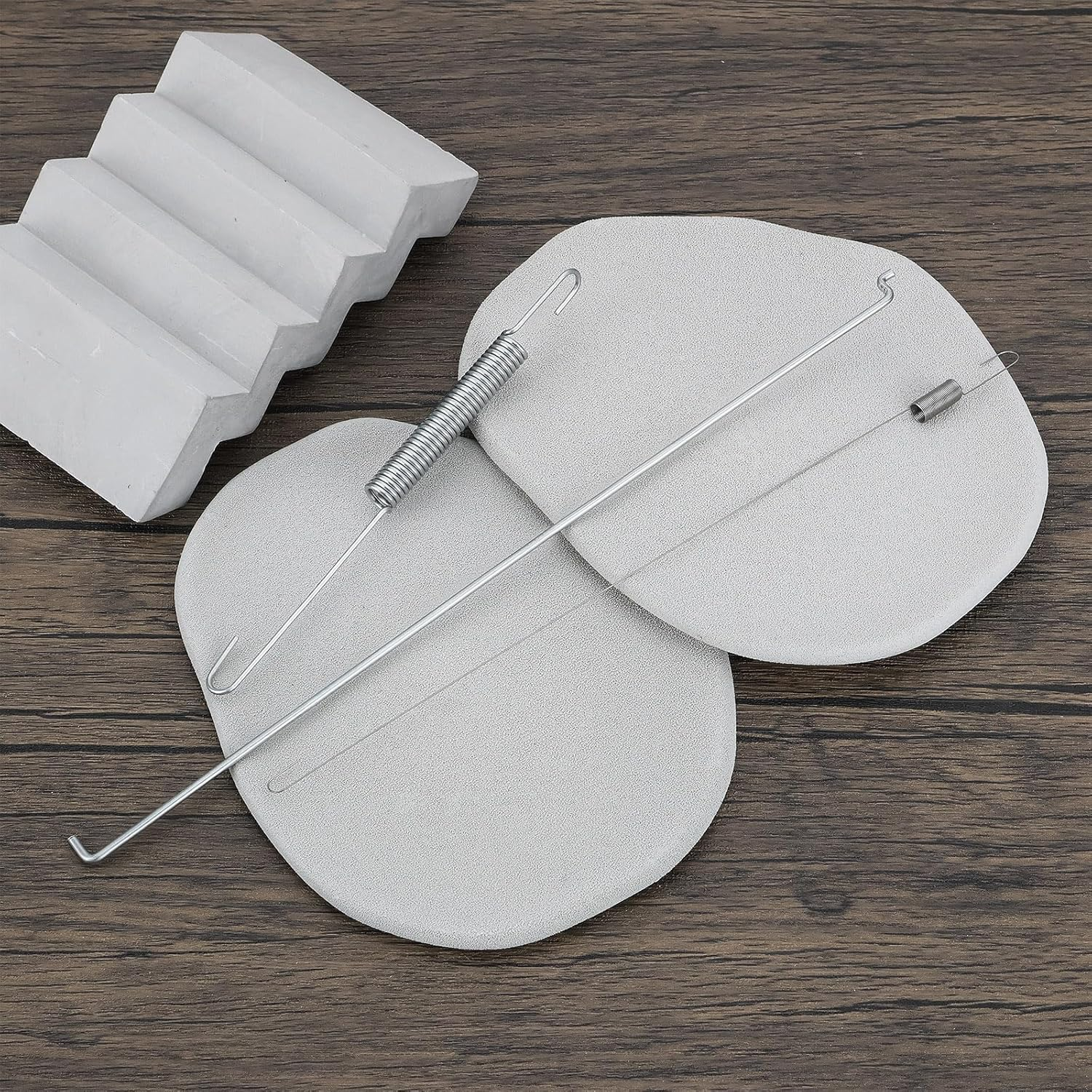 2 Set Governor Link Rod Return Spring Compatible with Honda GX390 GX340 11HP 13HP Engines for Lawnmowers Generators image number 4