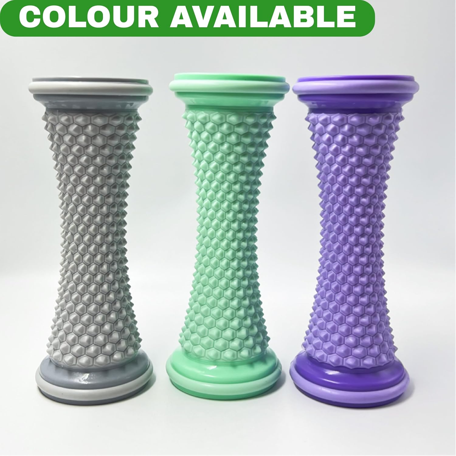 Foot Roller Massager - Ultimate Plantar Fasciitis Relief, Deep Tissue Muscle Massager, Reflexology Tools, Green image number 2