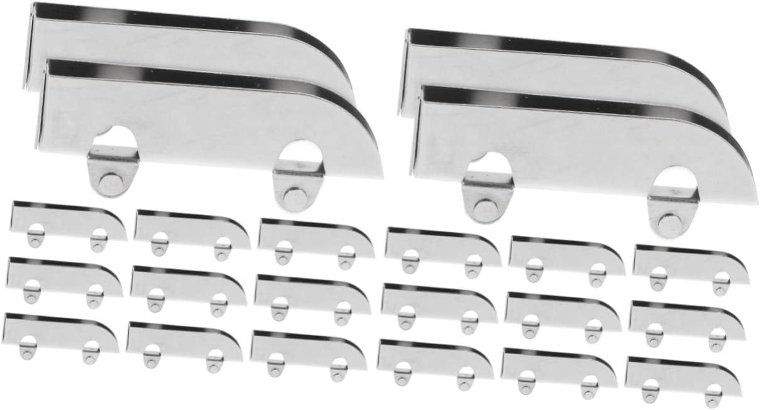 TEHAUX 24Pcs Sliding Cabinet Door Hardware Steel Wheel Bearing Patio Door Roller Window Roller