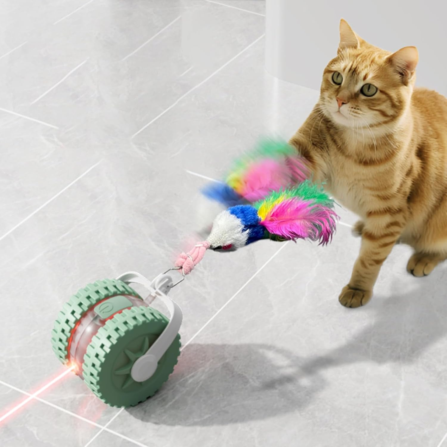 Automatic Cat Ball | Smart Moving Ball for Kitten,Interactive Cat Toy for Mental Stimulation, Boredom Reduction, Sensory Engagement, Training image number 6