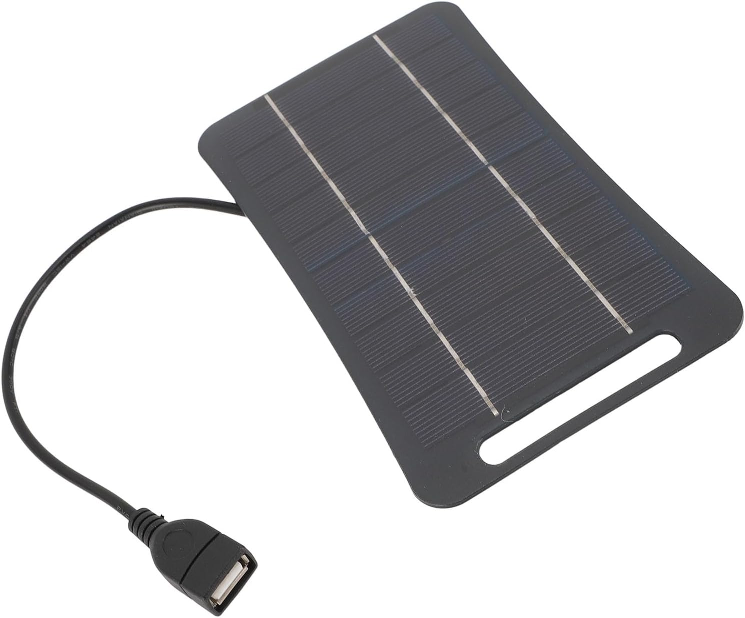 Mini Solar Panel, 5V 5W USB Solar Panel Charger for for Cell Phone Charging, Small USB Fan, Night Light, Water Pump, High Efficiency Monocrystalline Silicon Solar Panel For - White image number 6