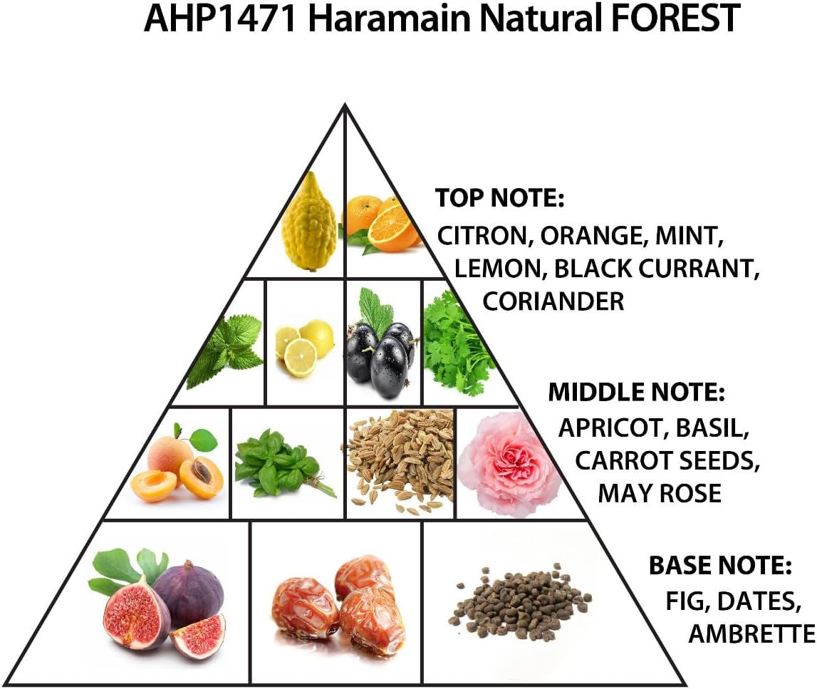 Al Haramain Natural Forest - Perfumes for Women and Cologne for Men - Unisex Cologne with Citron, Apricot, and Fig - 100 Ml Extrait De Parfum Spray image number 2