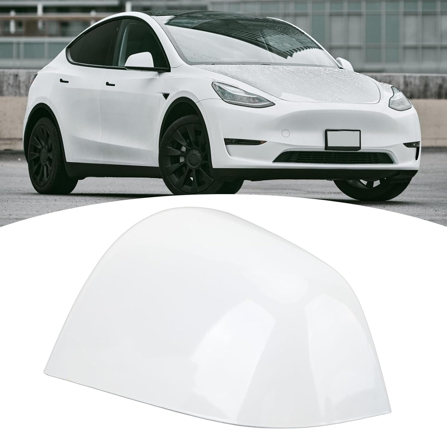 Side Mirror Cover Suitable for Model and 2020-2023, Durable Rearview Mirror Cover against Climatic Elements, Easy Installation for Car Enthusiasts (Left (1495593‑00‑A)) image number 6