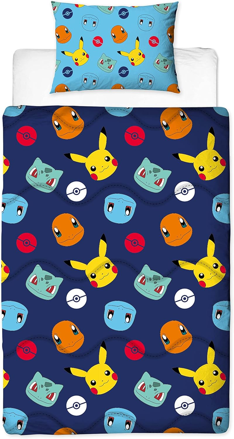 Rest Easy Single Coverless Duvet Bedding | Care Free Reversible Coverless Quilt & Pillowcase | Washable Duvet | Perfect for Travelling & Sleepovers, 10.5 Tog image number 2