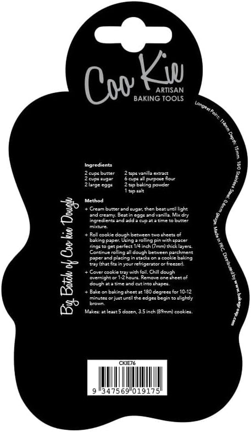 Coo Kie Teddy Bear Cookie Cutter image number 4