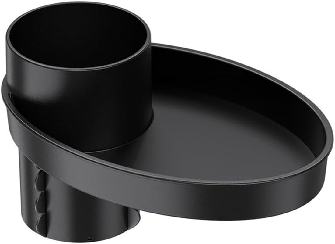 Complete Oval Travel Tray - Expands Cup Holder, Rotates Cup & Tray for Most Seats
