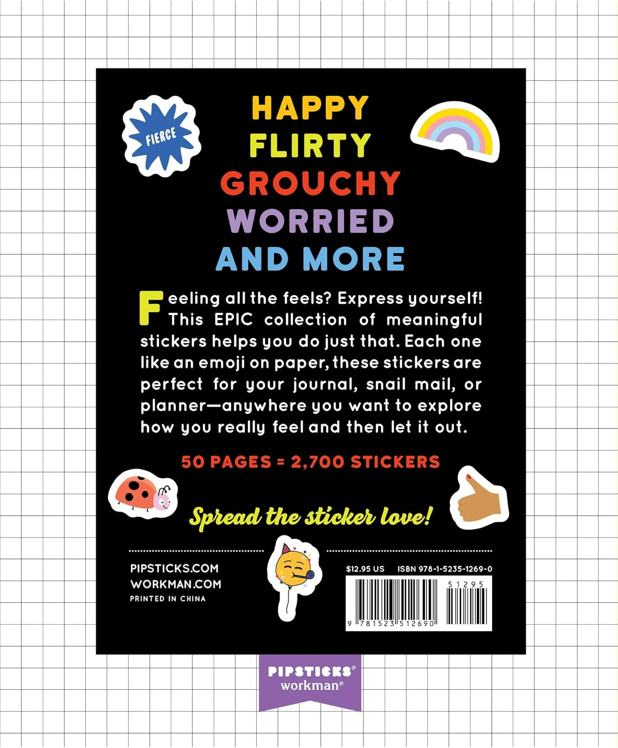 So. Many. Feelings Stickers.: 2,700 Stickers for Every Mood image number 4