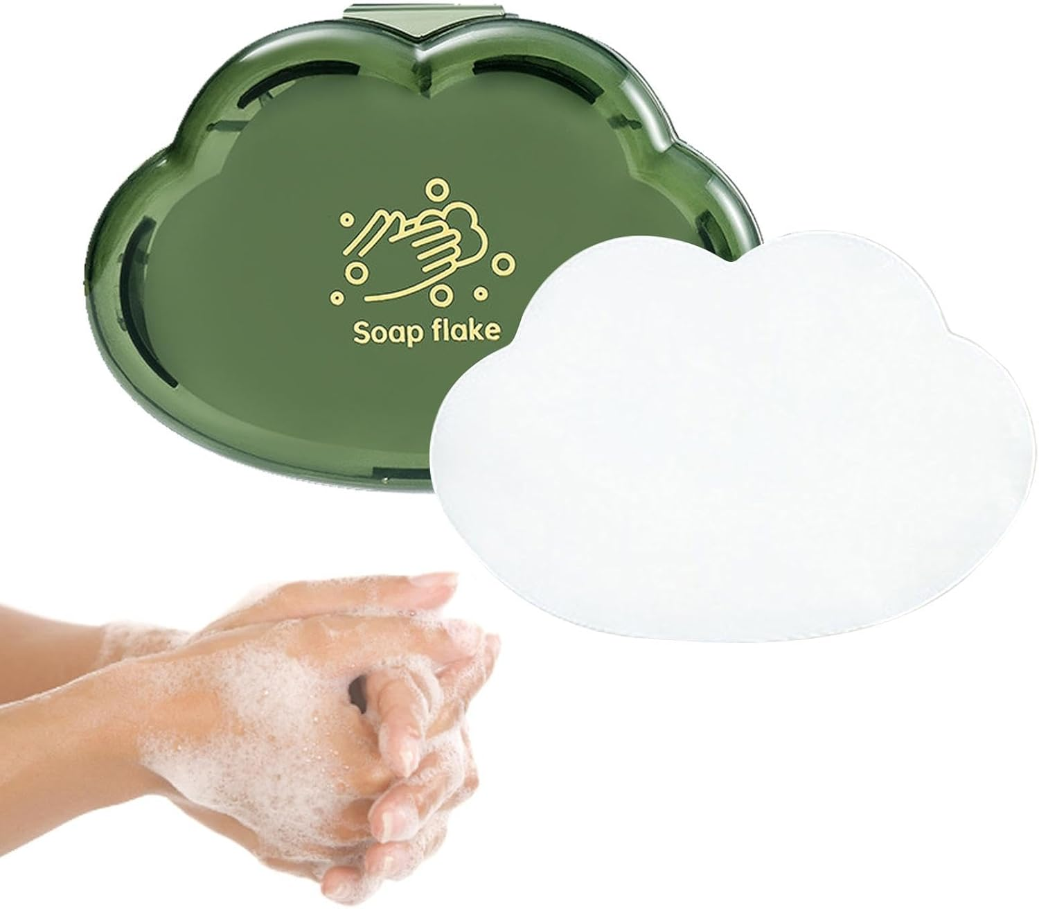 Generic Soap Sheets for Traveling, Soap Flakes Soap Sheets | Portable Skin Friendly Hand Washing Paper Sheets for Outdoor, Camping, Hiking, Travel