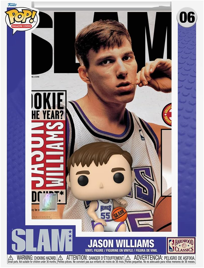 Funko Pop! Slam: Jason Williams Magazine Cover Vinyl Figure, 10 Cm Height