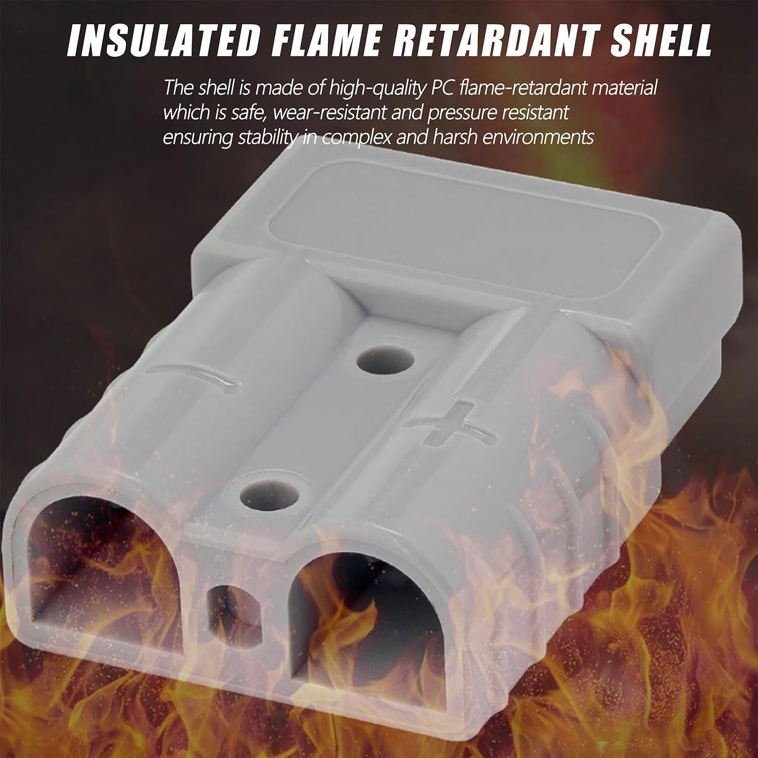 Wzenclave 1 Pcs Cigarette Lighter Adapter 2M Anderson Plug Extension Cable 12V Anderson Plug Connector Lead Style Connector to EU Male Plug 16AWG Cable for Caravan Accessories image number 5