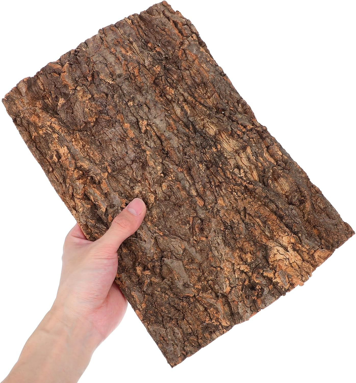 HEALEEP Cork Bark for Reptiles, 2Pcs Turtle Climb Platform 11.7X7.8In Reptile Bask Platform Reptiles Climbing Bark Reptile Tree for Decor image number 3