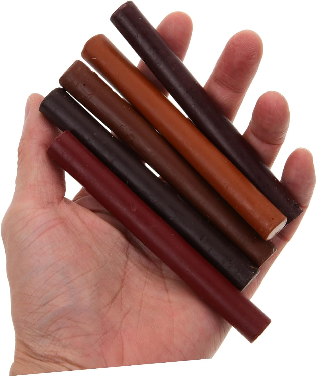 5Pcs Furniture Refinishing Crayons Wood Scratch Repair Kit Hardwood Floor Scratch Repair image number 3