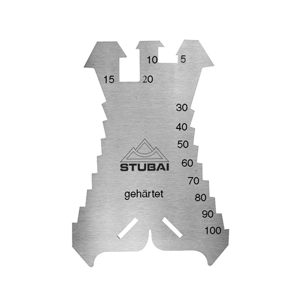 Stubai 278601 Marking Template 1.3 Mm, Hardened, 140 X 100 Mm