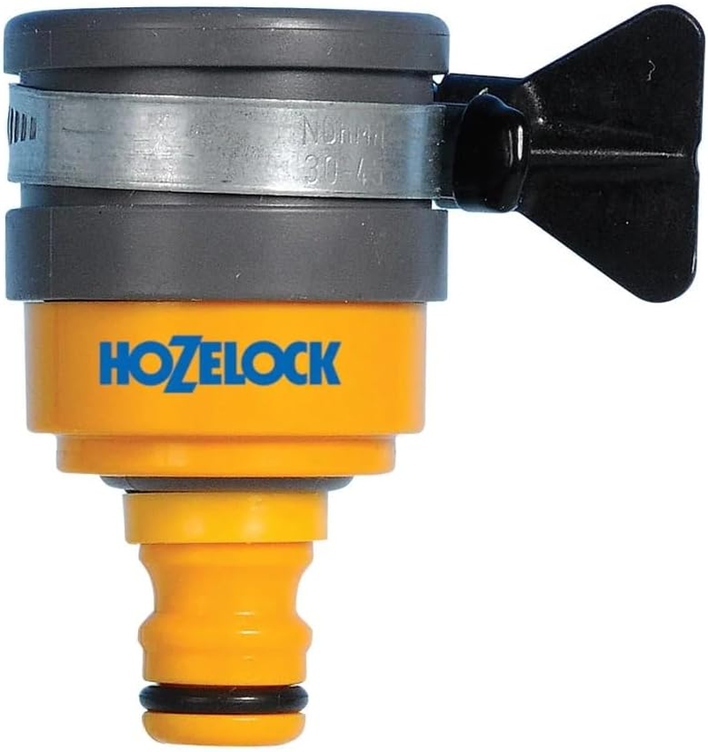 Hozelock round Mixer Tap Connector, 24 Mm Tap Size, Yellow (2177P9000) image number 2
