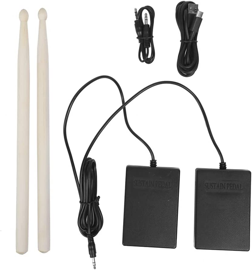 Electronic Drum, Portable USB Electric Drum Set, Electronic Drum Kit with Speaker, Electronic Drum Musical Instrument image number 5