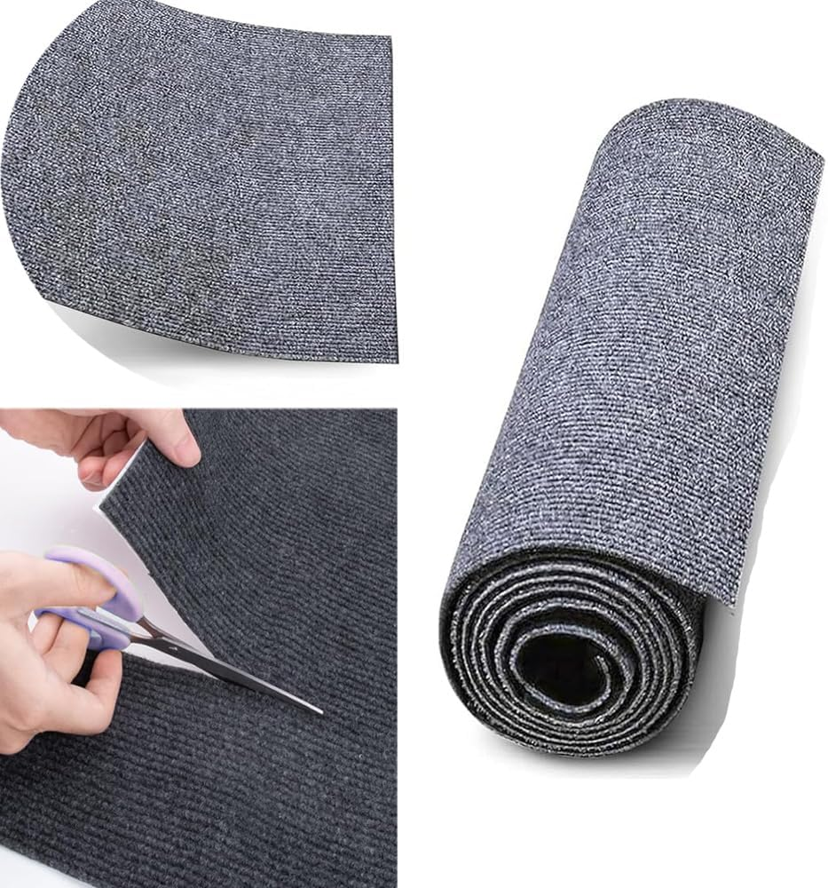 Naisfei Pack of 2 Self-Adhesive Cat Scratching Mat, Cat Scratching Mat, Cat Scratching Board, Cat Scratching Board, Cat Scratching Mat for Couch, Sofa, DIY Scratching Post, Climbing Pad (100 X 30 Cm)