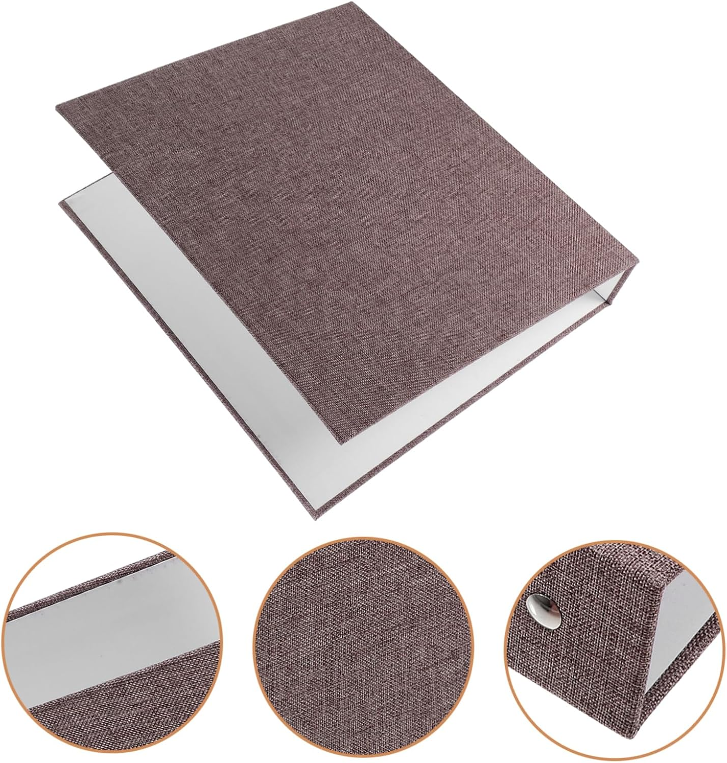 SHINEOFI Mini 3-Ring Binder A5 Binder Cover Notebook Shell Fabric Material for Students Teachers image number 2