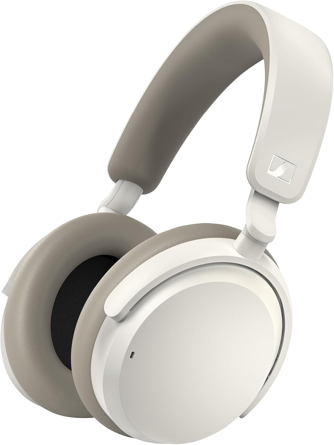 Sennheiser ACCENTUM Wireless Bluetooth Headphones - 50-Hour Battery Life, Audio, Hybrid Noise Cancelling (ANC), All-Day Comfort and Clear Voice Pick-Up for Calls, White
