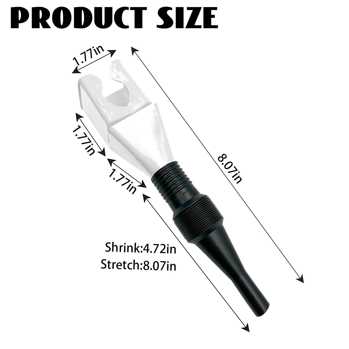 AICEL Retractable Auto Fuel Funnel, 5 Pcs Plastic Flexible Draining Tool Funnel for Cars and Motorcycles, Automotive Wide Mouth Snap Funnel for Engine Oil, Liquid, Diesel, Gasoline and More (5Colors)