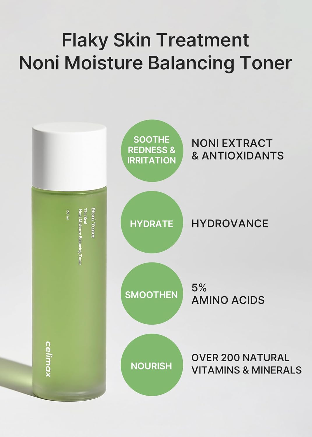 Celimax the Real Noni Moisture Balancing Toner 150Ml image number 1