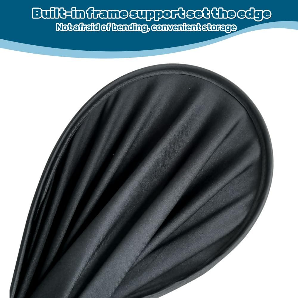 HALOULENI Pram Sun Shade Cover Universal Baby Sunshade UPF 50 + Adjustable Sun Shade Canopy Breathable Pram Sun Shade for Pushchair Stroller Buggy Pram