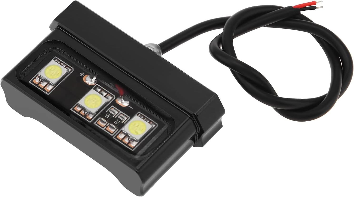 Windance Motorcycle License Plate Bracket,Universal Adjustable Fender Eliminator Kit, CNC Aluminum Tail Tidy Holder with LED Light (Black) image number 6