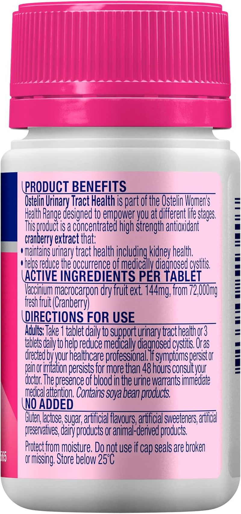 Ostelin High Strength Cranberry 30 Tablets image number 5