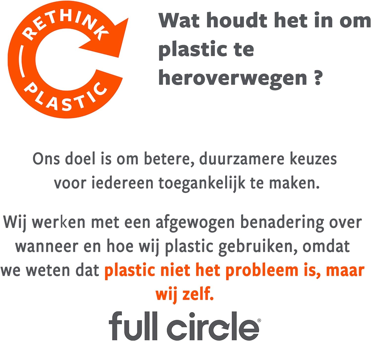 Full Circle Be Good Dish Brush | Eco-Friendly Dishwashing Brush | Made from Sustainable Bamboo & Recycled Plastic | Durable Bristles | Designed to Tackle Caked-On Food & Grease - White image number 2