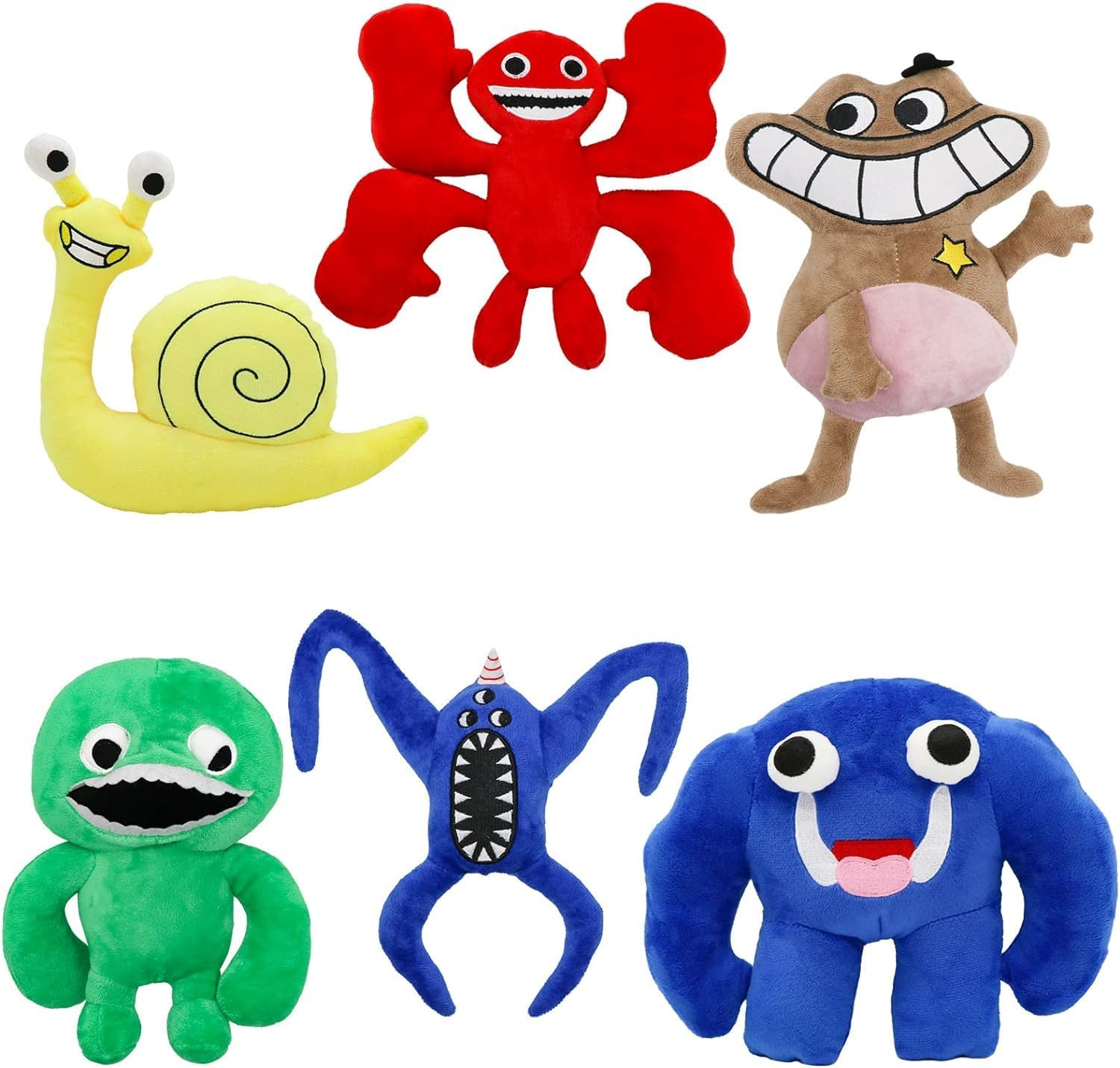 Easter Basket Stuffers: 6PCS Garden of Banban Plush,10 Inches Jumbo Josh Plushies Toys,Soft Monster Horror Stuffed Figure Doll for Fans Gift,Soft Stuffed Animal Figure Doll for Adult and Kids image number 4