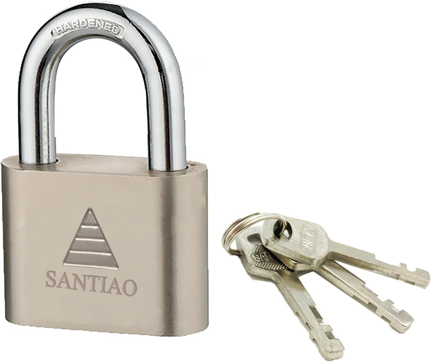 KAIHENG 50Mm Iron Pin Tumbler Padlock, Padlock with 3 Keys Outdoor, Weatherproof Heavy Duty Padlocks for Gym Locker, Warehouse, Garden Shed, Garage, Outdoor Gates